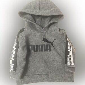 PUMA Grey Logo Hoodie